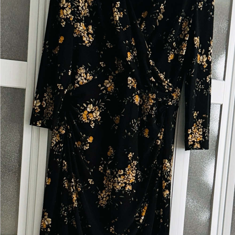 Ralph Lauren Black Floral Blouse - Picture 3 of 9